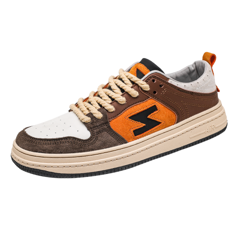 High quality leather niche retro Japanese sneakers