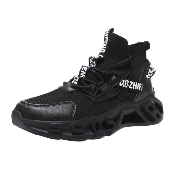 Flying woven casual blade shoes Sneakers Lightweight rubber and plastic outsole - Image 2